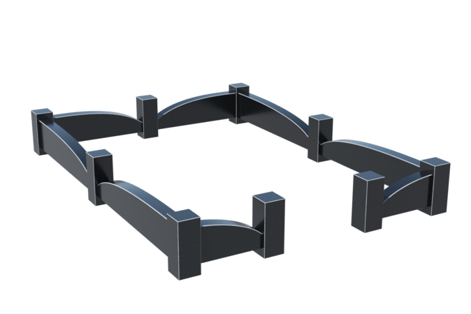 Цоколи на могилу в Астрахани | Цоколь на могилу №0038