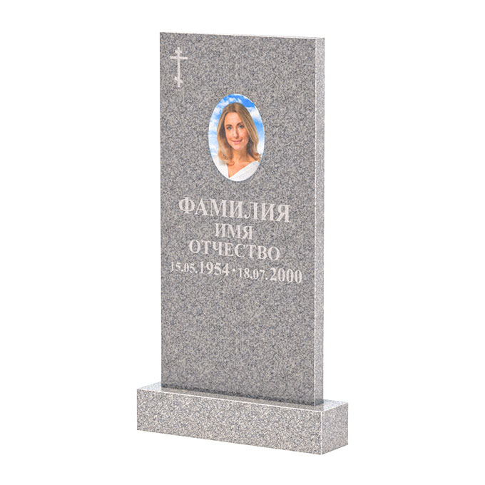 Памятники из цветного гранита в Астрахани | Памятник из Сибирского гранита прямой