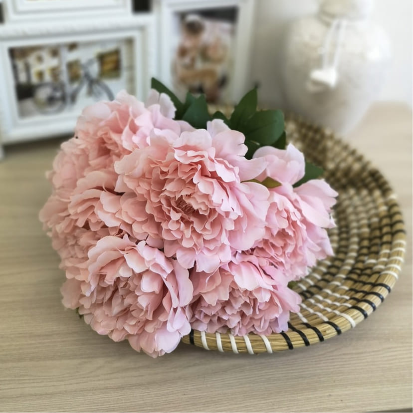 Искусственные цветы в Астрахани | Цветы искусственные «Пионы», розовые, букет