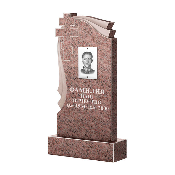Гранитные памятники в Астрахани | Памятник из гранита Розалия Pink ФГЦ-081