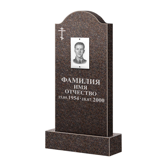 Памятники из цветного гранита в Астрахани | Памятник из гранита Карел Brown ФГЦ-012