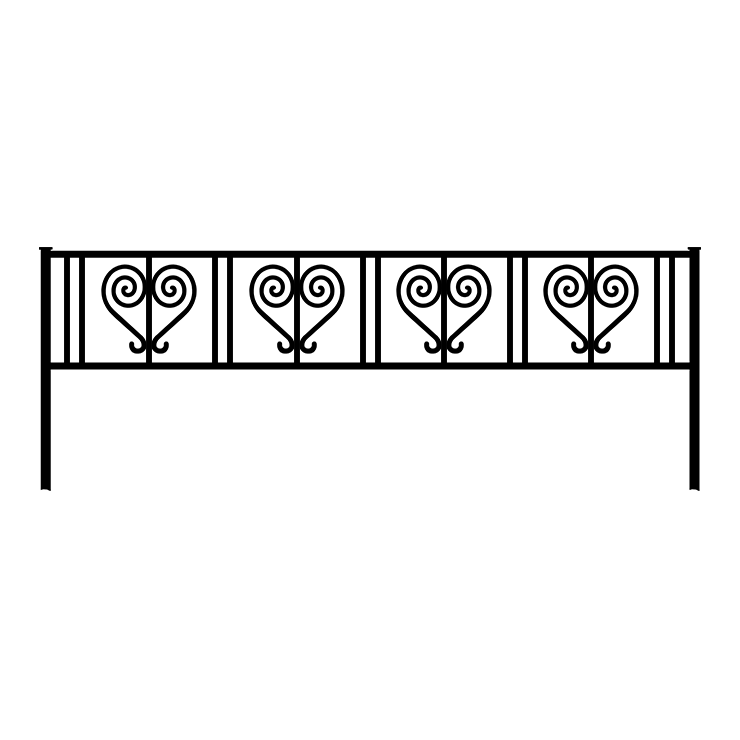 Кованые изделия в Астрахани | Кованая оградка ОГ.005