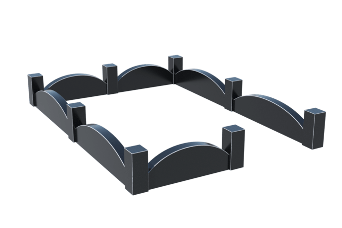 Цоколи на могилу в Астрахани | Цоколь на могилу №0001