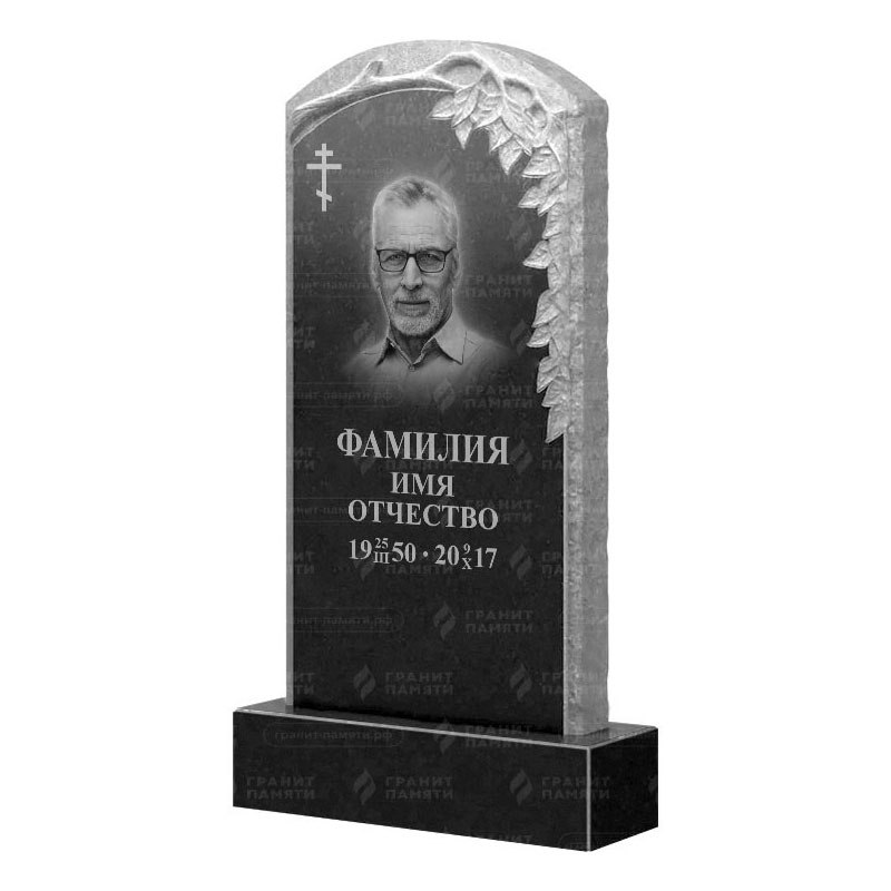 Памятники из гранита с деревом в Астрахани | Гранитный памятник ФГ-107