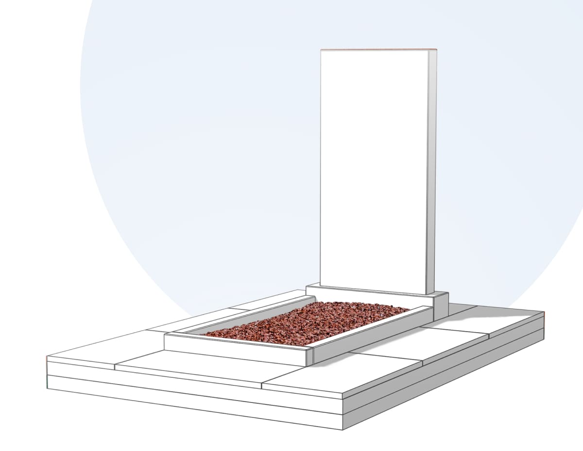 Засыпка цветника камушками в Астрахани