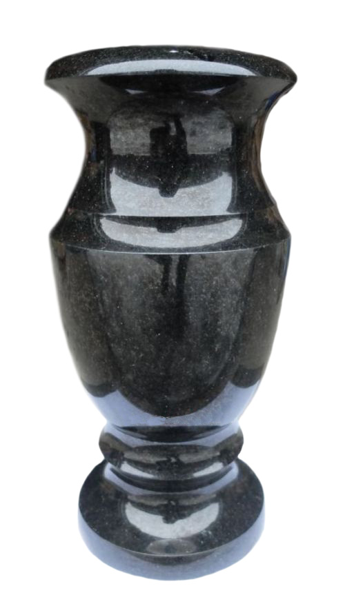 Вазы из камня в Астрахани | Ваза гранитная «Габбро 30»