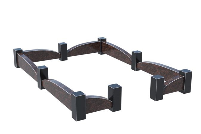 Цоколи на могилу в Астрахани | Цоколь на могилу №0042