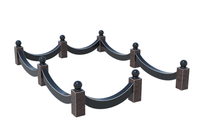 Цоколи на могилу в Астрахани | Цоколь на могилу №0026