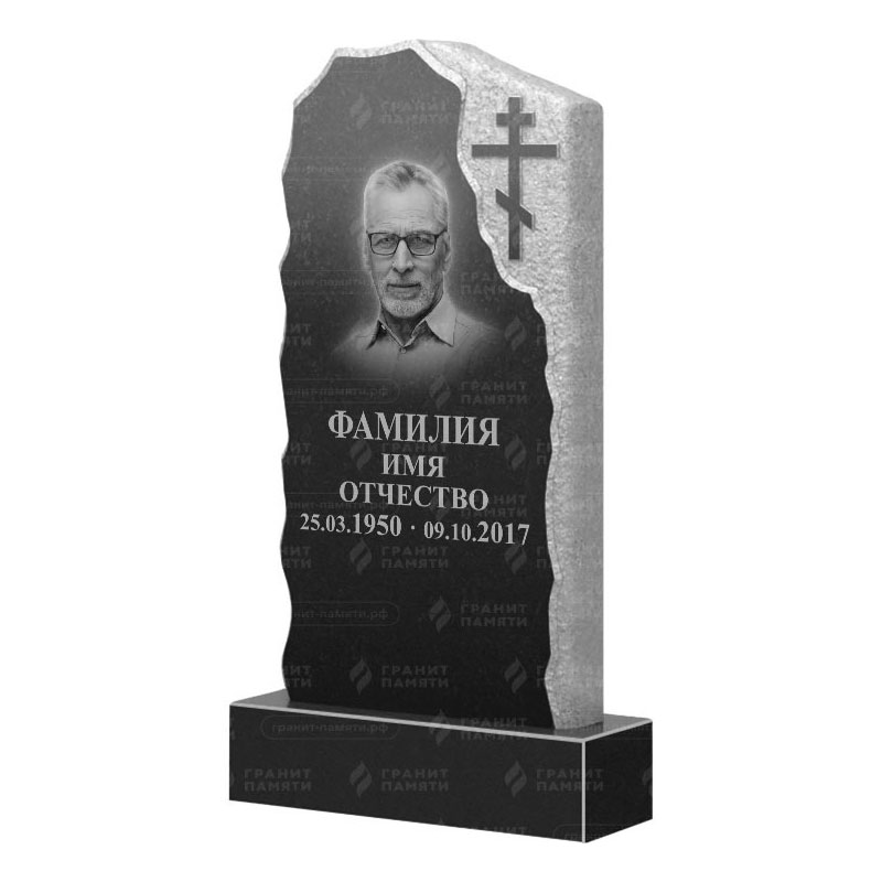 Памятники из гранита с обколом, скалы в Астрахани | Гранитный памятник ФГ-231