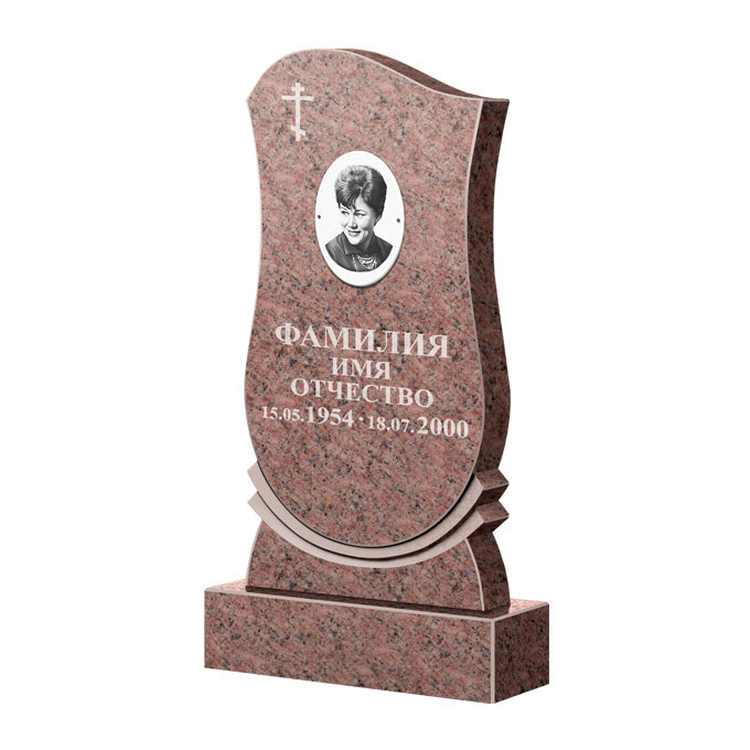 Гранитные памятники в Астрахани | Памятник из гранита Розалия Pink ФГЦ-056