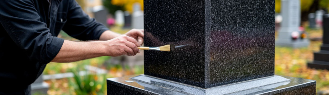 Как придать блеск гранитному памятнику