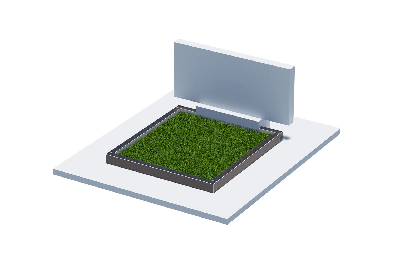 Цветники и надгробные плиты в Астрахани | Цветник Общий