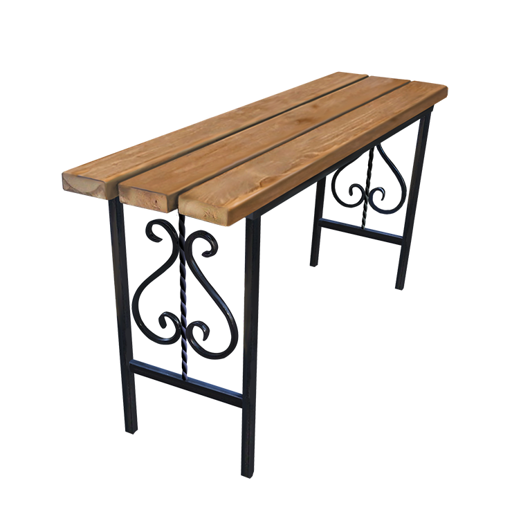 Кованые изделия в Астрахани | Кованая скамейка СТ.003