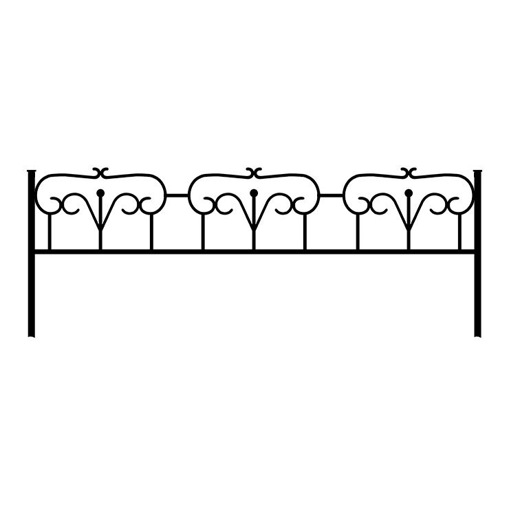 Металлические оградки, столы, скамейки в Астрахани | Оградка №2