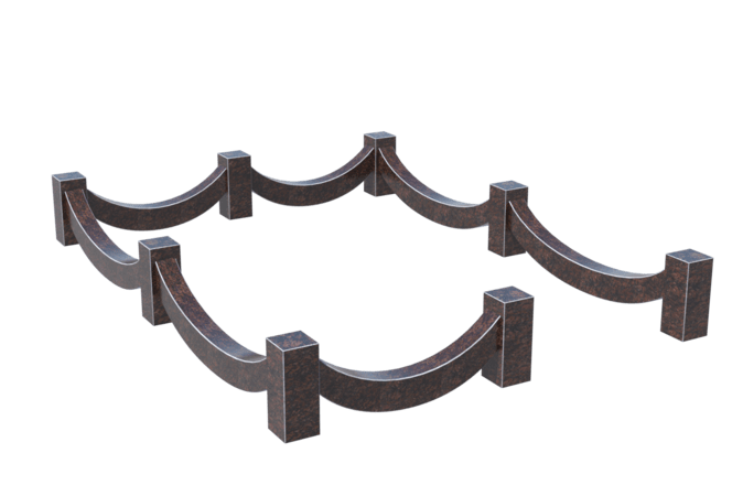 Цоколи на могилу в Астрахани | Цоколь на могилу №0025