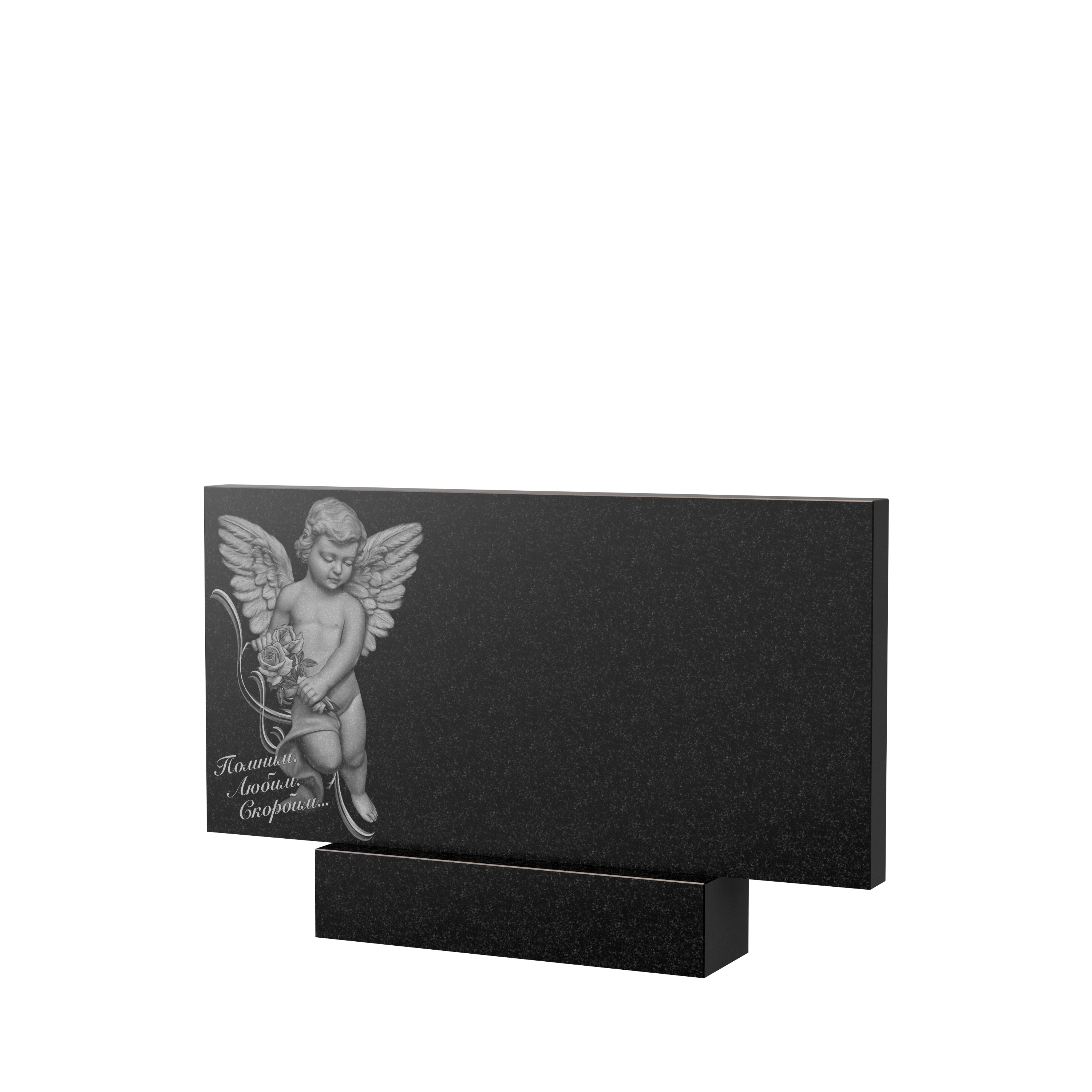 Художественное оформление памятника в Астрахани | Художественное оформление на гранитную стелу, рисунок ГХО-008