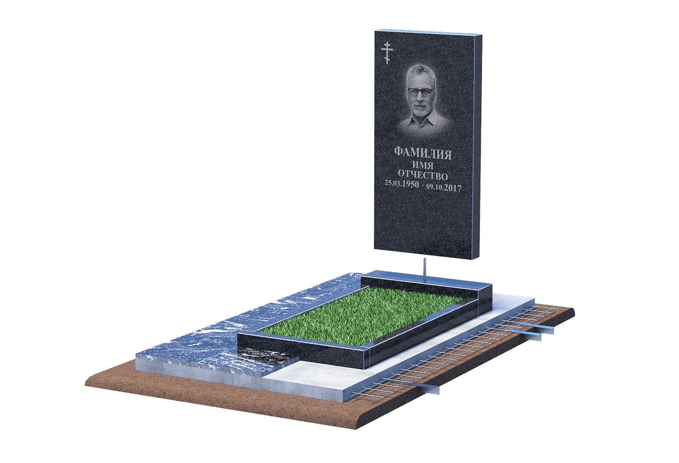 Установка памятника в Астрахани