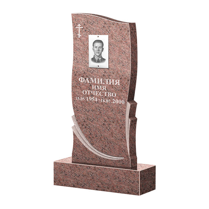 Гранитные памятники в Астрахани | Памятник из гранита Розалия Pink ФГЦ-044