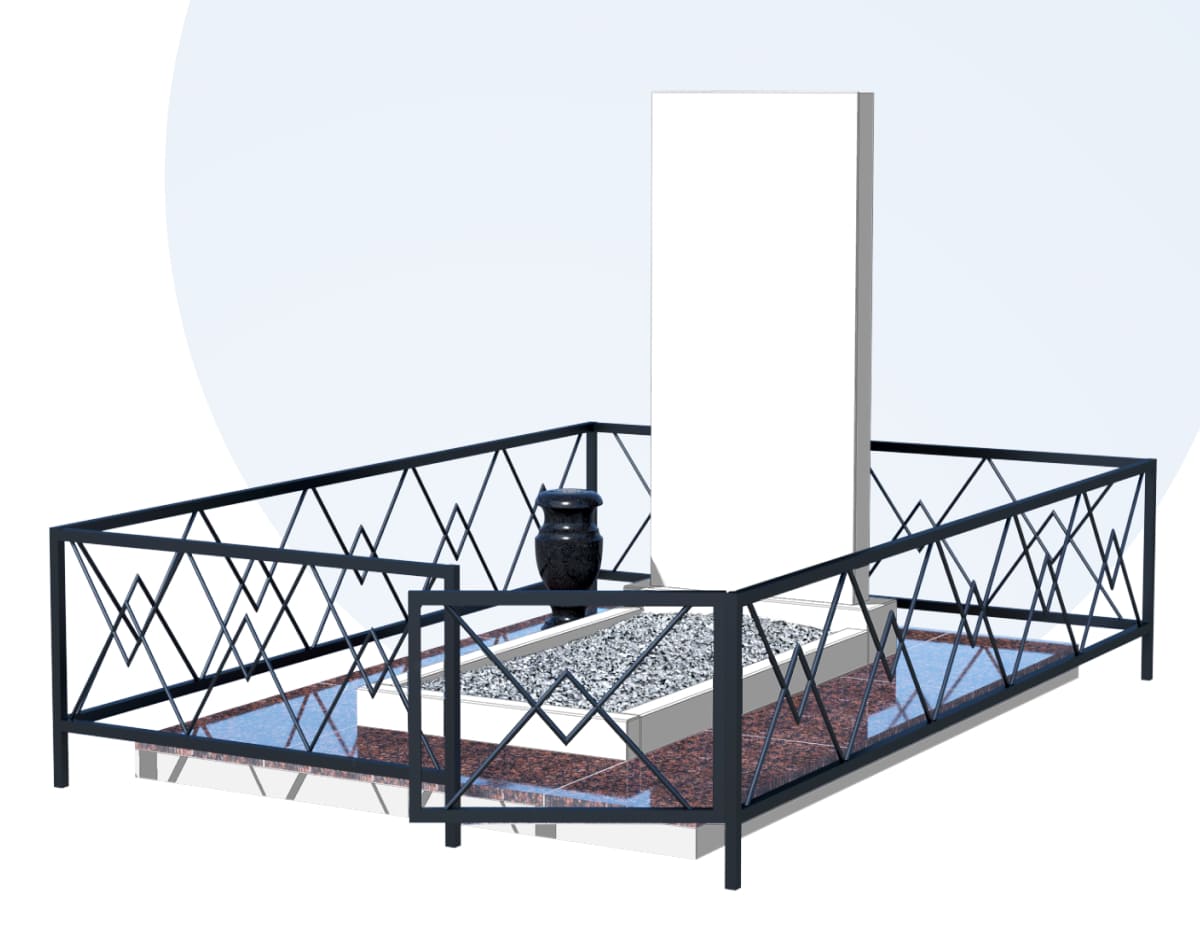 Благоустройство захоронения в Астрахани