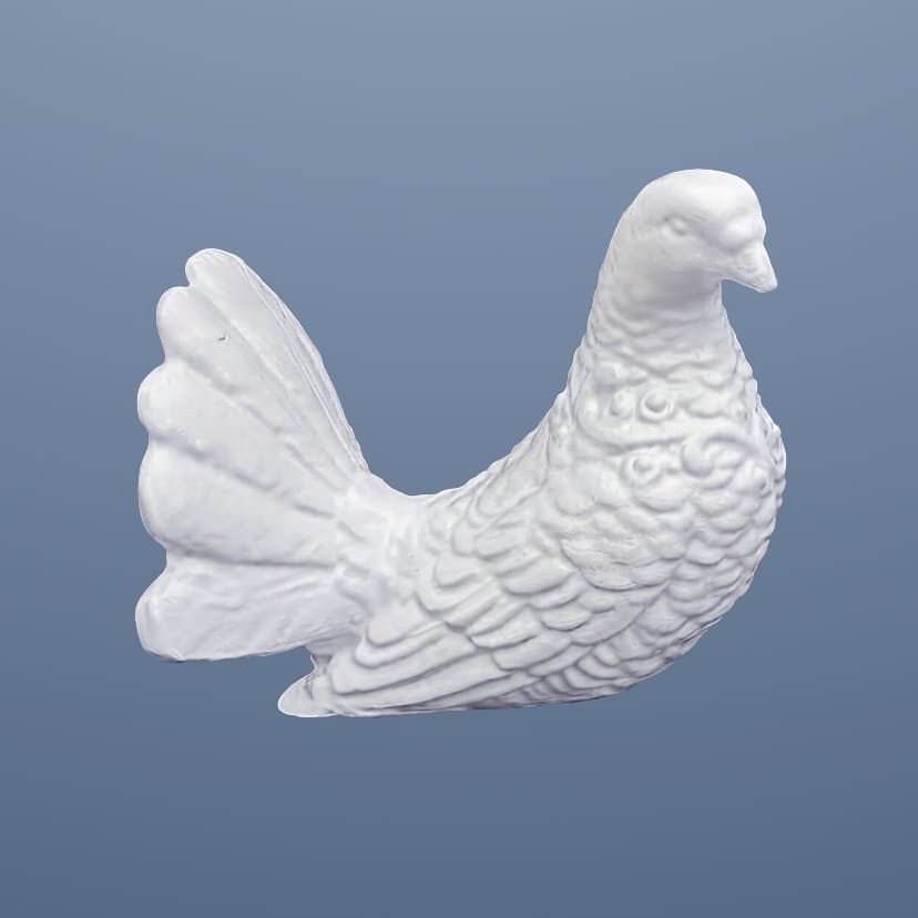 Скульптуры из искусственного мрамора в Астрахани | Голубь право