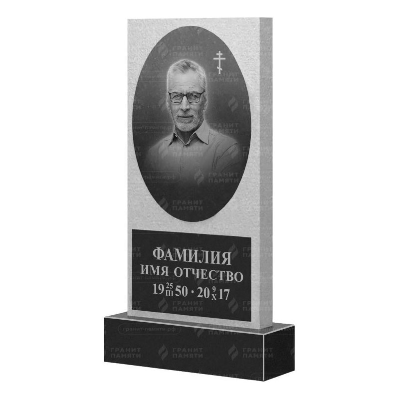 Памятники из гранита вертикальные в Астрахани | Гранитный памятник ФГ-166