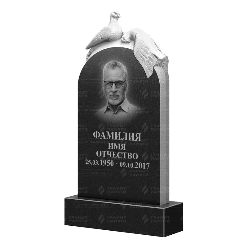 Памятники из гранита с птицами в Астрахани | Гранитный памятник ФГ-109