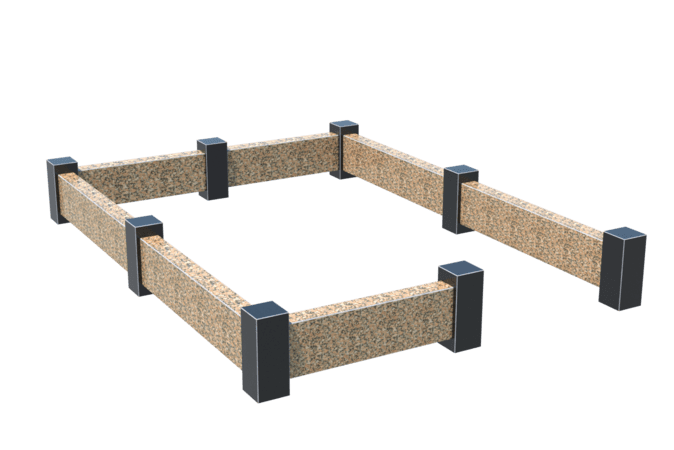 Цоколи на могилу в Астрахани | Цоколь на могилу №0037