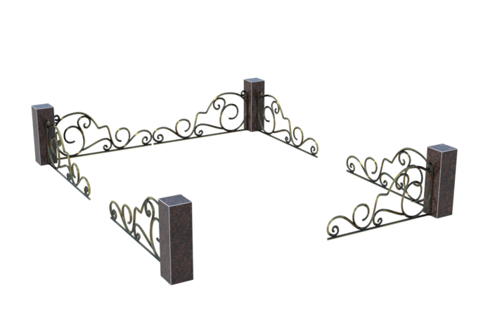 Цоколи на могилу в Астрахани | Цоколь на могилу №0050