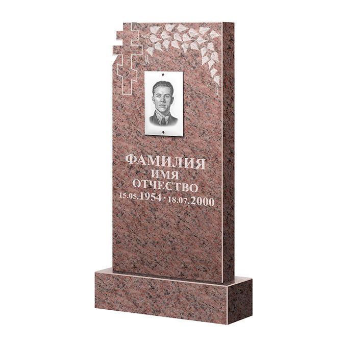 Гранитные памятники в Астрахани | Памятник из гранита Розалия Pink ФГЦ-202