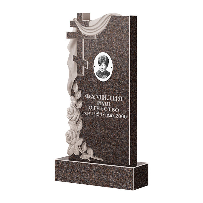 Гранитные памятники в Астрахани | Памятник из гранита Карел Brown ФГЦ-189