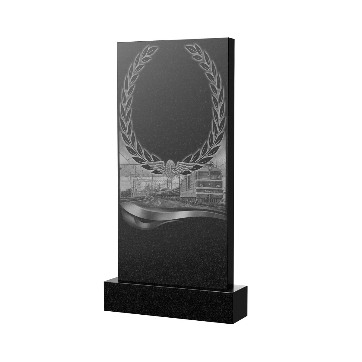 Художественное оформление памятника в Астрахани | Художественное оформление на гранитную стелу, рисунок ВХО-054