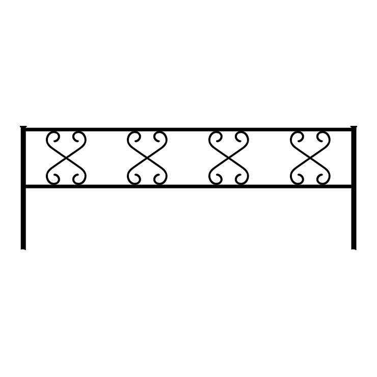 Металлические оградки, столы, скамейки в Астрахани | Оградка №1