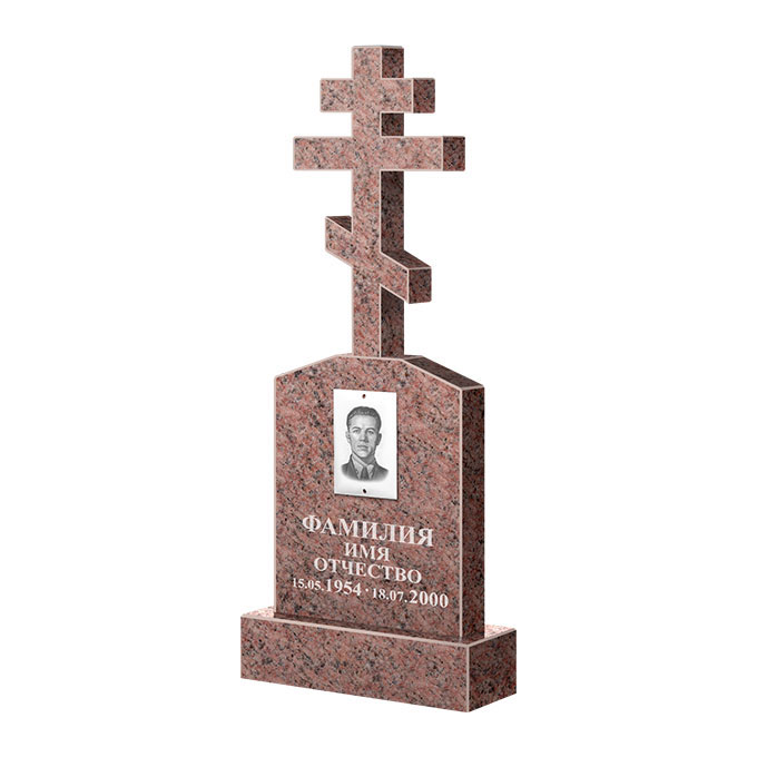 Гранитные памятники в Астрахани | Памятник из гранита Розалия Pink ФГЦ-099