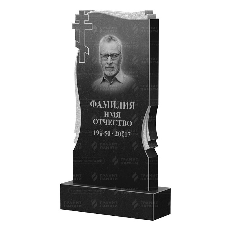 Памятники из гранита вертикальные в Астрахани | Гранитный памятник ФГ-185