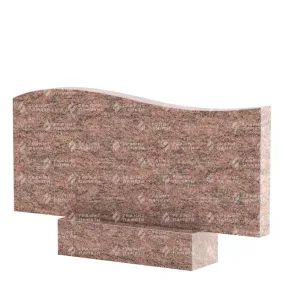 Памятники из цветного гранита | Двойной памятник из гранита Винга, ФГЦ-255