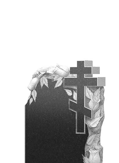 Памятники из гранита с цветами в Астрахани